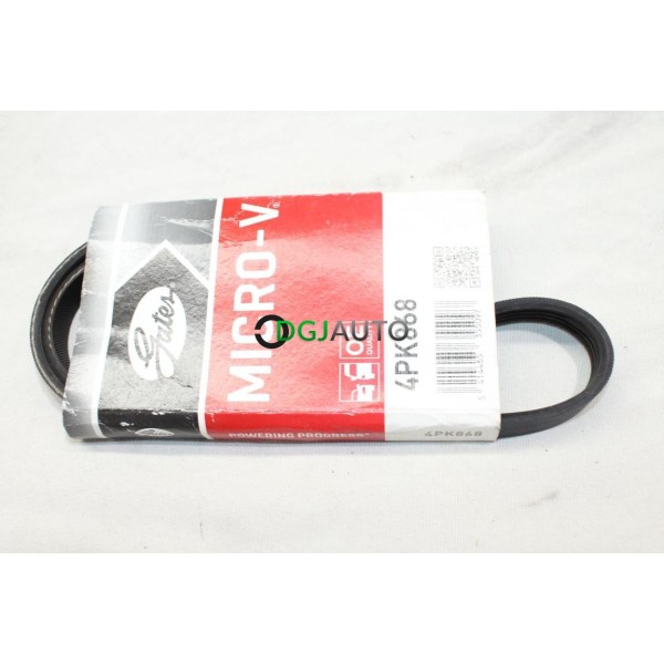 Courroie accessoire Gates 4PK868 pour citroen jumper honda civic 2 4 5 6 concerto CRX hyundai atos getz lantra pony coupe kia