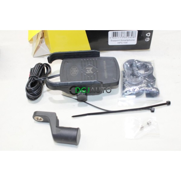 Support de telephone smartphone chargeur à induction Myra HPC109 pour moto scooter