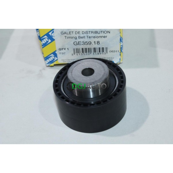 Galet enrouleur de courroie de distribution SNR GE359.18 pour citroen AX CX XM ZX evasion xantia jumpy saxo berlingo C4 C5 C8