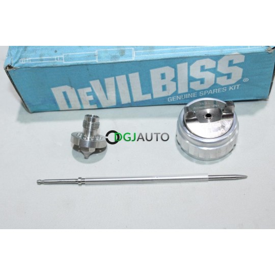 Kit chapeau bouchon air 10 avec buse 1.3mm et aiguille DevilBiss PROL-455-TE10-13 pour pistolet prolite GTI