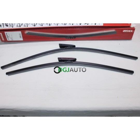 Jeu 2 balais essuie glace souple 650mm + 550mm Axcar A6555FB pour renault scenic 2 II de 2005 à 2009