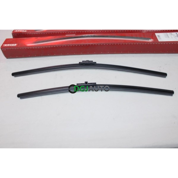 Jeu 2 balais essuie glace souple 530mm + 475mm Axcar A5348FB pour mazda 3 de 2003 à 2009 volkswagen bora golf 4 IV