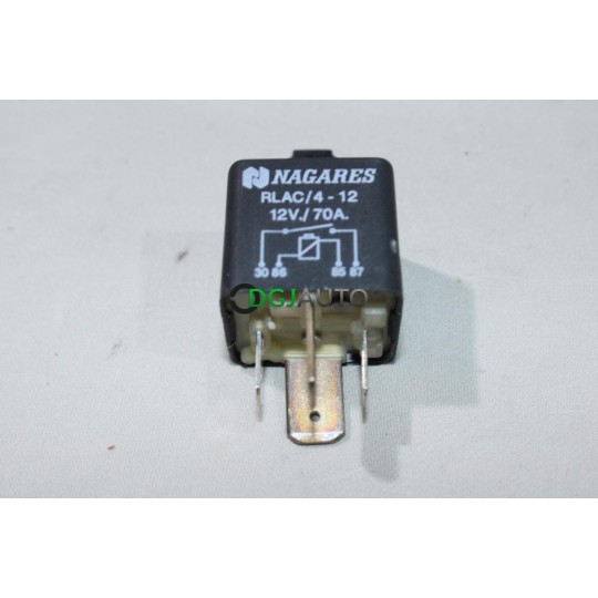 Relais electrique 12V 70A Nagares 02687 RLAC4-12 pour ford volkswagen audi seat skoda fiat lancia alfa romeo iveco mazda opel