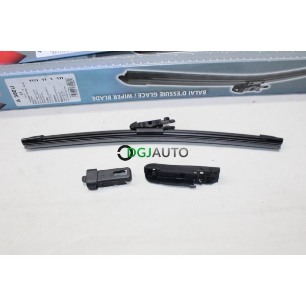 Balais essuie glace souple 350mm Axcar A350U pour fiat 500 500L idea panda 3 III ford fiesta 6 VI ka nissan qashqai renault