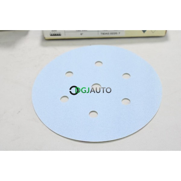 Boite 100 disques abrasifs poncage 150mm diametre P220 SIA Blue Line T8342.0220.7