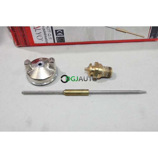 Kit de pulverisation aiguille + bouchon Deltalyo EASYOKIT2.5 pour pistolet de peinture
