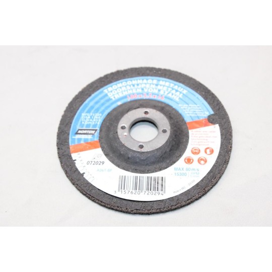 Disque de tronconnage metaux 100x3.2x16 max 80m/s Norton 072029 