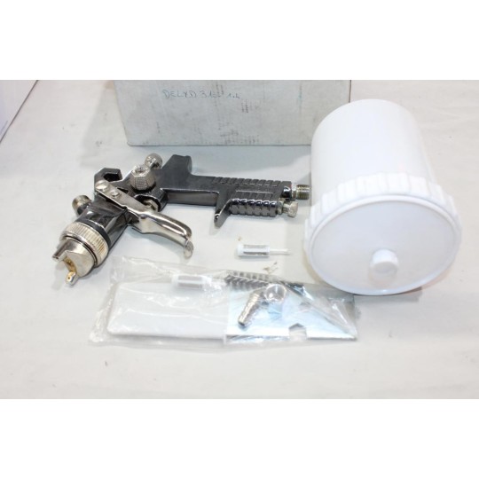 Pistolet de peinture conventionnl gravité avec godet 600cc 1.7mm Deltalyo DL310 DL300 