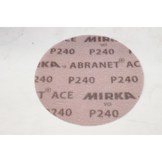 Boite 50 disques abrasifs poncage 150mm diametre P240 abranet ace Mirka 4362824 