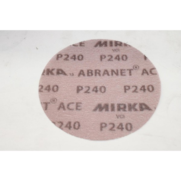 Boite 50 disques abrasifs poncage 150mm diametre P240 abranet ace Mirka 4362824 