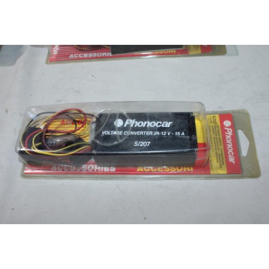 Convertisseur reducteur de tension 24V - 12V 15A ISO Phonocar 5/207 