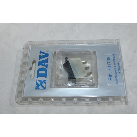 Commutateur momentané à bascule interrupteur DAV 701738 