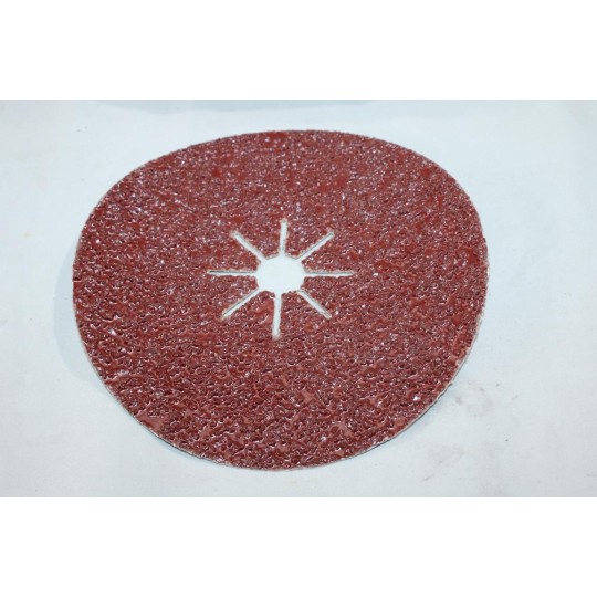 Boite 16 disques abrasifs poncage fibre corindon 180x22mm diametre P16 SIA Blue Line T6408.0024.5 