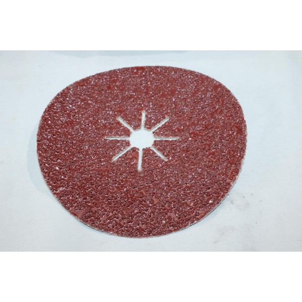 Boite 16 disques abrasifs poncage fibre corindon 180x22mm diametre P16 SIA Blue Line T6408.0024.5 