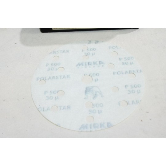 Boite 50 disques abrasifs poncage 150mm diametre P500 polarstar Mirka FA61105051 
