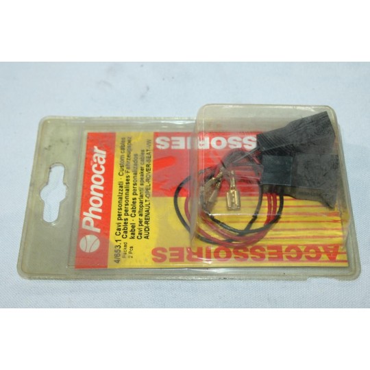 Cable electrique branchement faisceau enceinte haut parleur Phonocar 4/653.1 pour audi renault opel rover seat volkswagen 