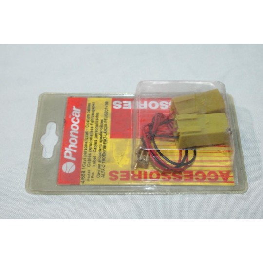 Cable electrique branchement faisceau enceinte haut parleur Phonocar 4/659.1 pour alfa romeo citroen fiat lancia peugeot 