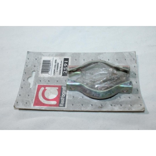 Collier serrage tuyau tube echappement 49mm diametre Restagraf 2591 pour fiat lancia alfa romeo renault peugeot citroen opel 