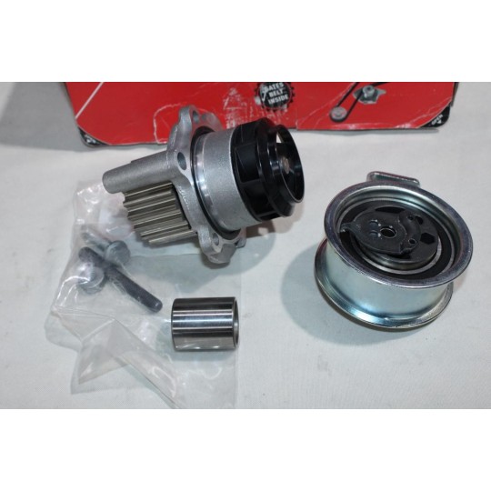 Jeu 2 galets tendeur + enrouleur + pompe à eau (courroie de distribution non incluse) Gates KP25569XS-2* pour audi A2 seat 