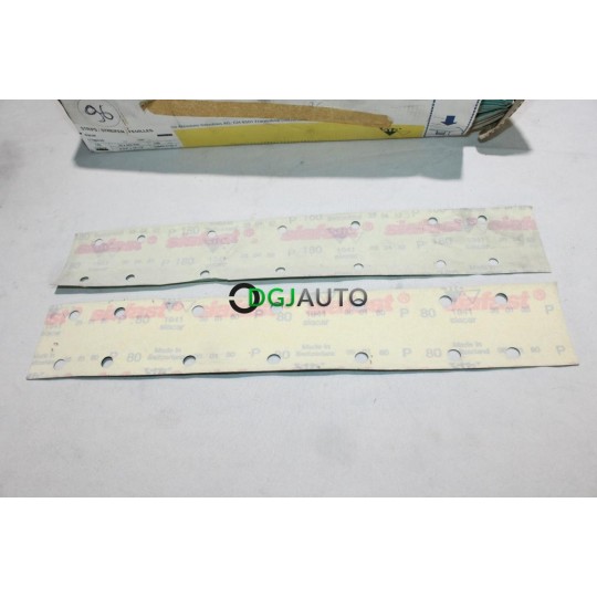 Lot 96 bandes abrasives poncage 70x420mm mélangé P80 P180 Blue Line SIA T6866.0120.7 (fin de paquet sans reclamation) 