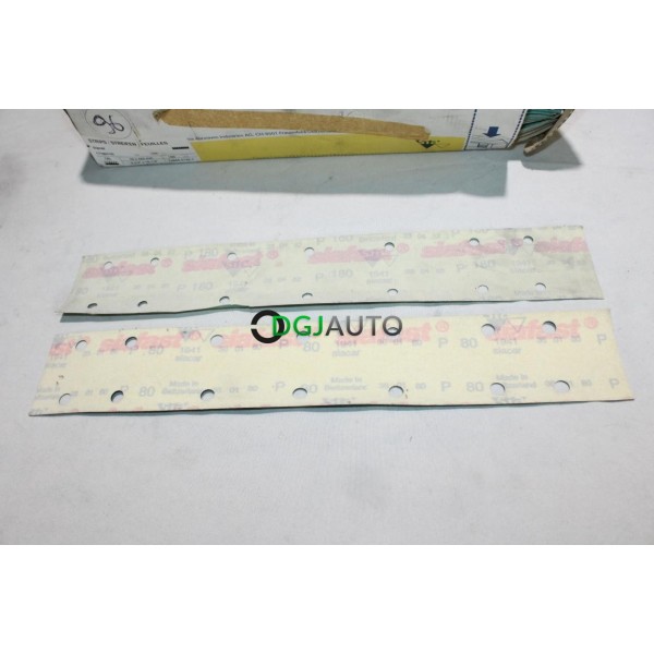 Lot 96 bandes abrasives poncage 70x420mm mélangé P80 P180 Blue Line SIA T6866.0120.7 (fin de paquet sans reclamation) 