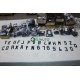 Lot plus de 3600 reglettes plastique chiffres et lettres (voir photo pour les modeles de lettres et chiffres) 