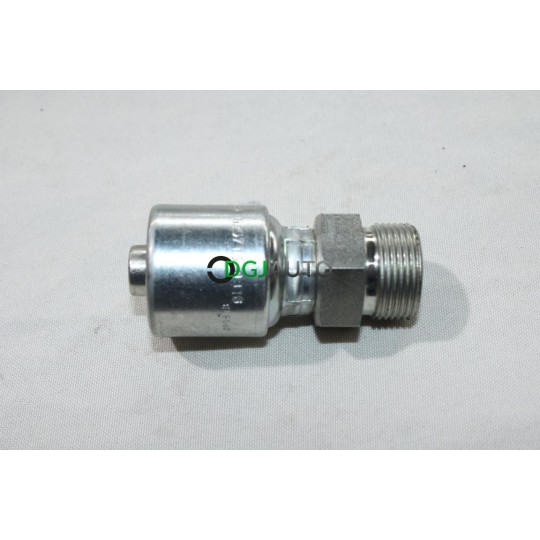 Embout male DIN L raccord tuyau hydraulique megasys megacrimp 1/2" 15L-M22x150 Gates 7100-12816-5 