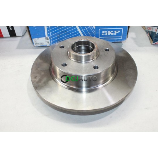 1 Disque de frein arriere plein 260mm diametre avec roulement de roue SKF VKBD1026 pour renault megane 3 III fluence 