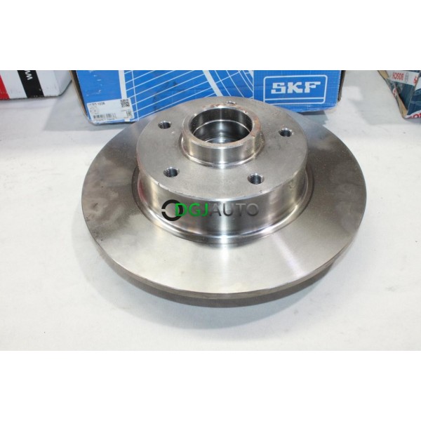 1 Disque de frein arriere plein 260mm diametre avec roulement de roue SKF VKBD1026 pour renault megane 3 III fluence 