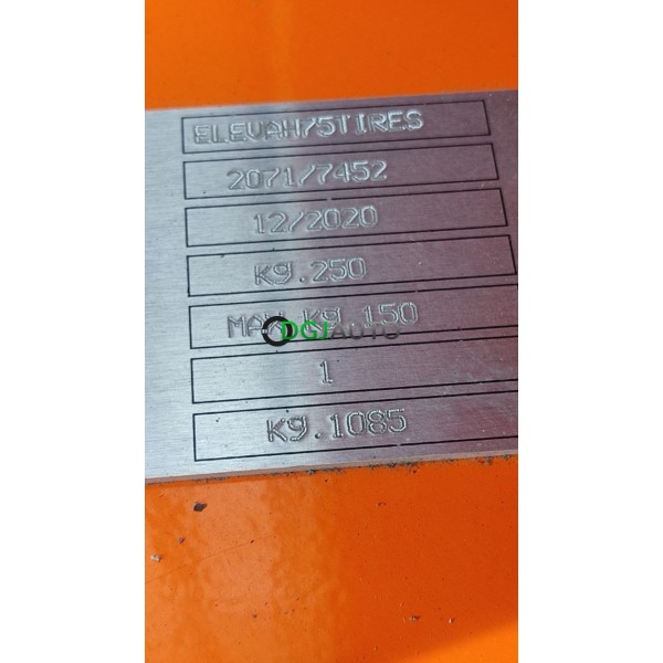 Nacelle élévatrice Faraone elevah 75 tires de 2020 seulement 125H de travail capacité 250KG 6.6m hauteur de travail