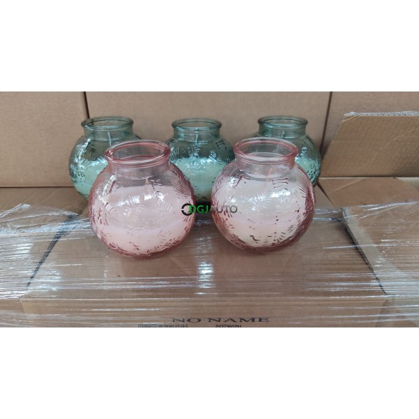 (Envoi nous consulter) 1 Palette de 240 bougies pot en verre parfumée tropical (180) et fraise (60) Made in France Maison Denis