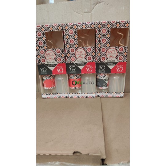 (Envoi nous consulter) 1 Palette de 550 diffuseurs parfumées anti moustique géraniol actif repulsif Estivade 90 jours Made in