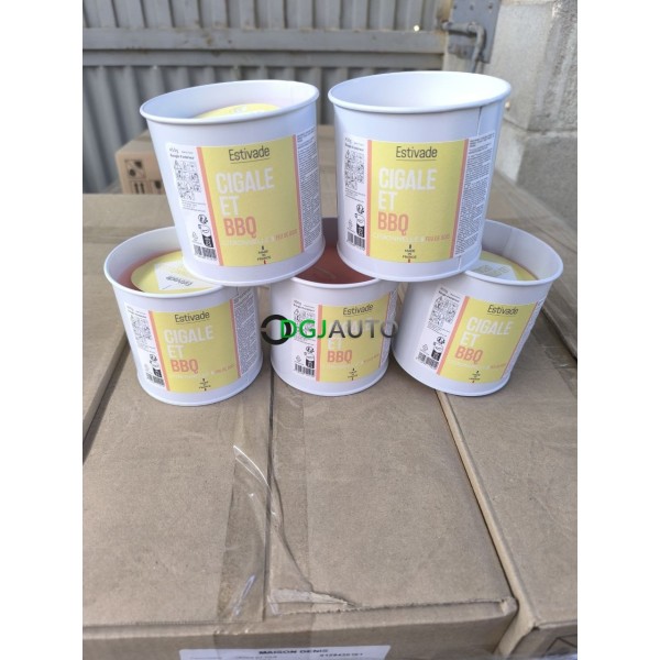 (Envoi nous consulter) 1 Palette de 750 bougies parfumées citronelle et feu de bois Estivade Cigale et BBQ Made in France