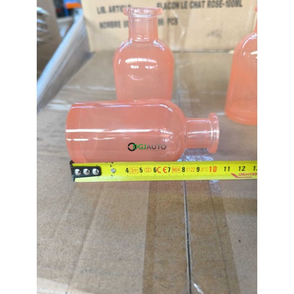 (Envoi nous consulter) 1 Palette de 2100 flacons en verre rose 100ml Maison Denis