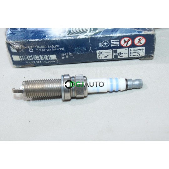 Lot 2 bougies allumage double iridium Bosch VR8NII35U 9620 0242129514 pour renault laguna 3 III koleos latitude megane 4 IV 