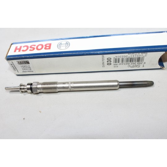 Lot 2 bougies prechauffe Bosch N°030 0250202043 pour opel omega B vectra B et C astra G frontera B zafira A signum saab 93 9-3 