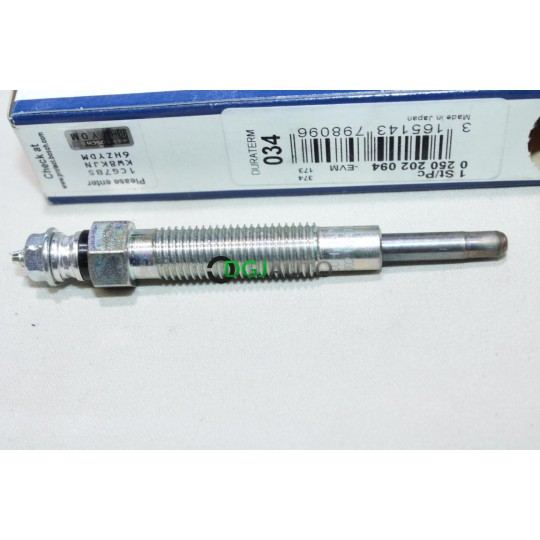 1 Bougie de prechauffe Bosch 034 0250202094 pour hyundai H1 H100 galloper terracan kia pregio K2500 bongo mitsubishi L200 L300 