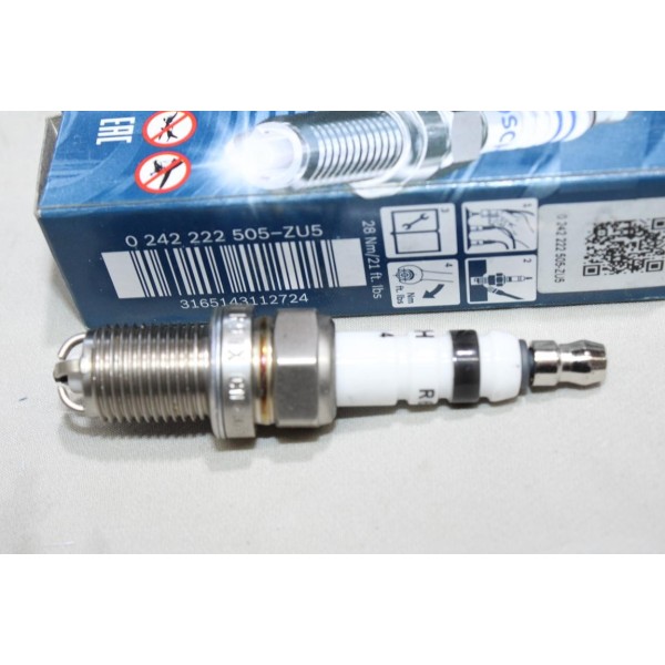 Lot 4 bougies allumage Bosch FR91X 0242222505 pour opel kadett E corsa A B omega A astra F G frontera A B calibra vectra A B C 