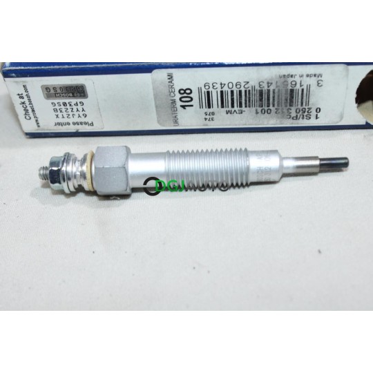 1 Bougie de prechauffe Bosch 108 0250312001 pour nissan sunny N13 B12 Y10 bluebird T72 WU11 terrano R20 patrol W260 K260 serena 