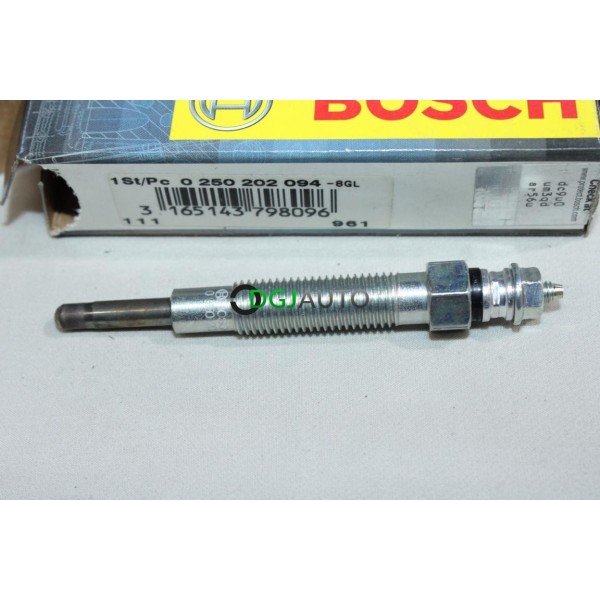 Lot 2 bougies de prechauffe Bosch 0250202094 pour hyundai H1 H100 galloper terracan kia pregio K2500 bongo mitsubishi L200 L300 