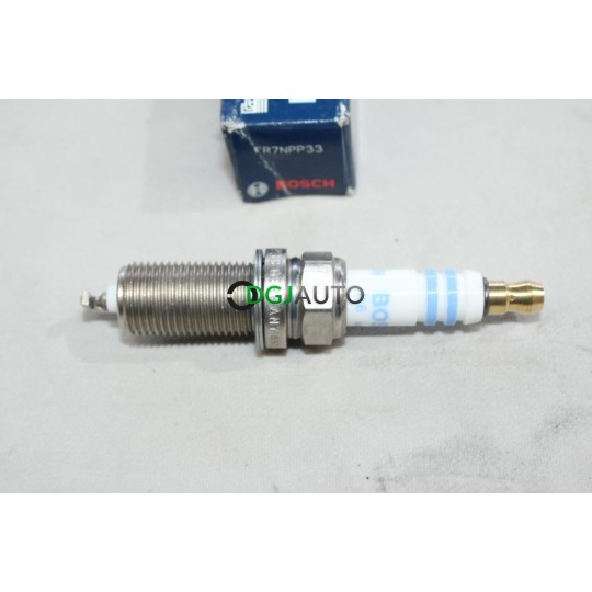 1 Bougie allumage double platinum Bosch FR7NPP33 0242235756 pour mitsubishi colt VI Z30 RG 1.1 1.3 1.5 