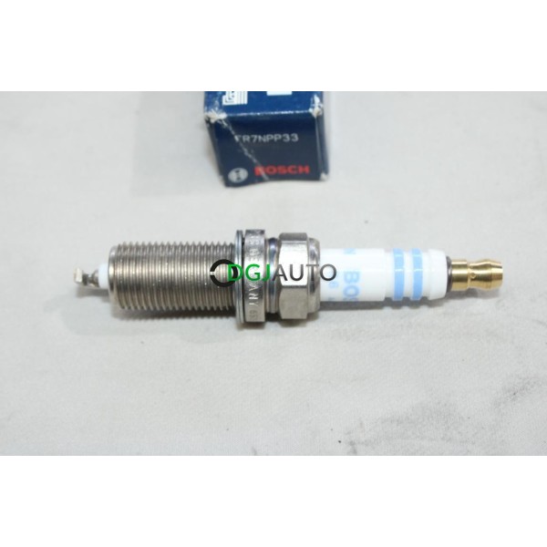 1 Bougie allumage double platinum Bosch FR7NPP33 0242235756 pour mitsubishi colt VI Z30 RG 1.1 1.3 1.5 