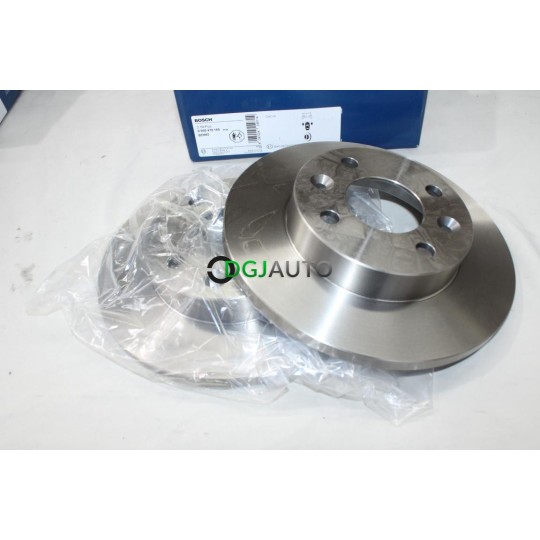 Lot 2 disques de frein avant plein 238mm diametre Bosch BD993 0986479165 pour dacia logan sandero 