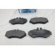 Jeu 4 plaquettes de frein arriere montage bendix Bosch BP273 0986424516 pour mercedes classe G W461 W463 sprinter W901 W902 