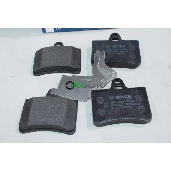 Jeu 4 plaquettes de frein arriere montage citroen Bosch BP326 0986424580 pour citroen C5 