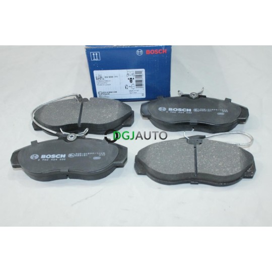 Jeu 4 plaquettes de frein avant montage girling Bosch BP013 0986424030 pour fiat ducato peugeot boxer 1 citroen jumper 1 de 