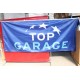 Drapeau bleu Top garage TOPG110P decoration 3.50m x 0.80m 