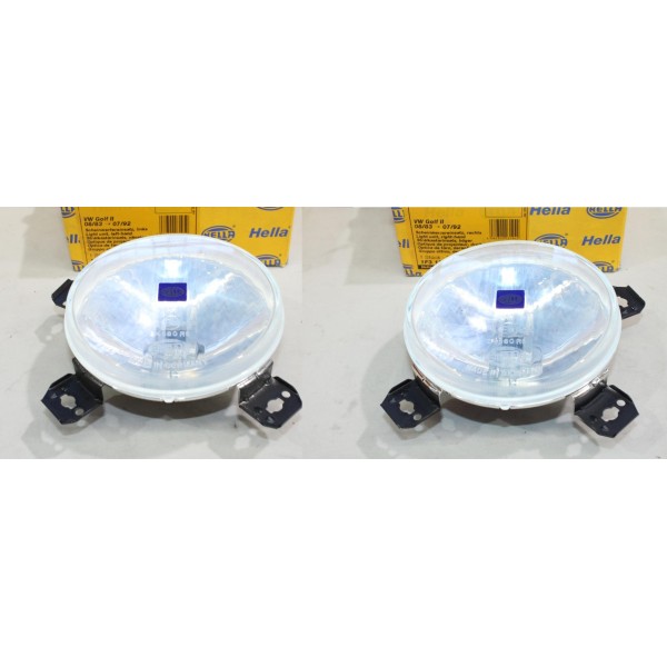 Jeu 2 phares projecteur avant gauche + droit Hella 1F3135621-001 + 1F3135622-001 pour volkswagen golf 2 II de 1983 à 1992 