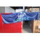 Voile drapeau avec mat et pied autocalant TOPG110TG Top garage