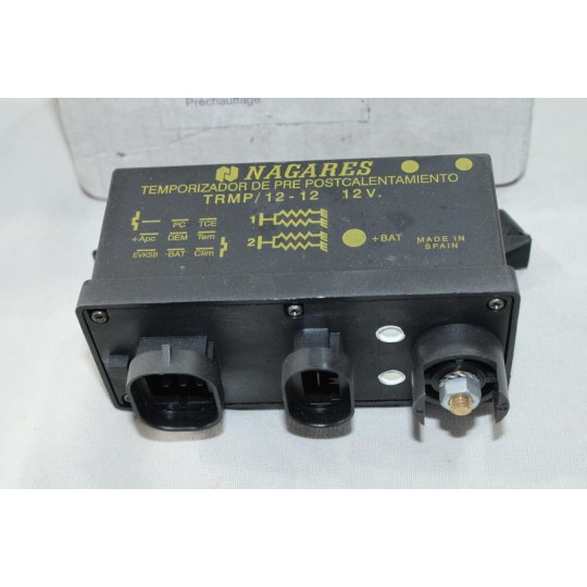 Boitier de prechauffage Nagares 100.0017 TRMP/12-12 pour renault 19 R19 clio 1 megane 1 dont scenic kangoo express 